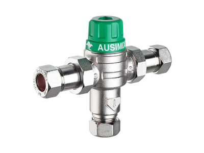 Ausimix 15mm 2-in-1 Thermostatic Mixing Valve